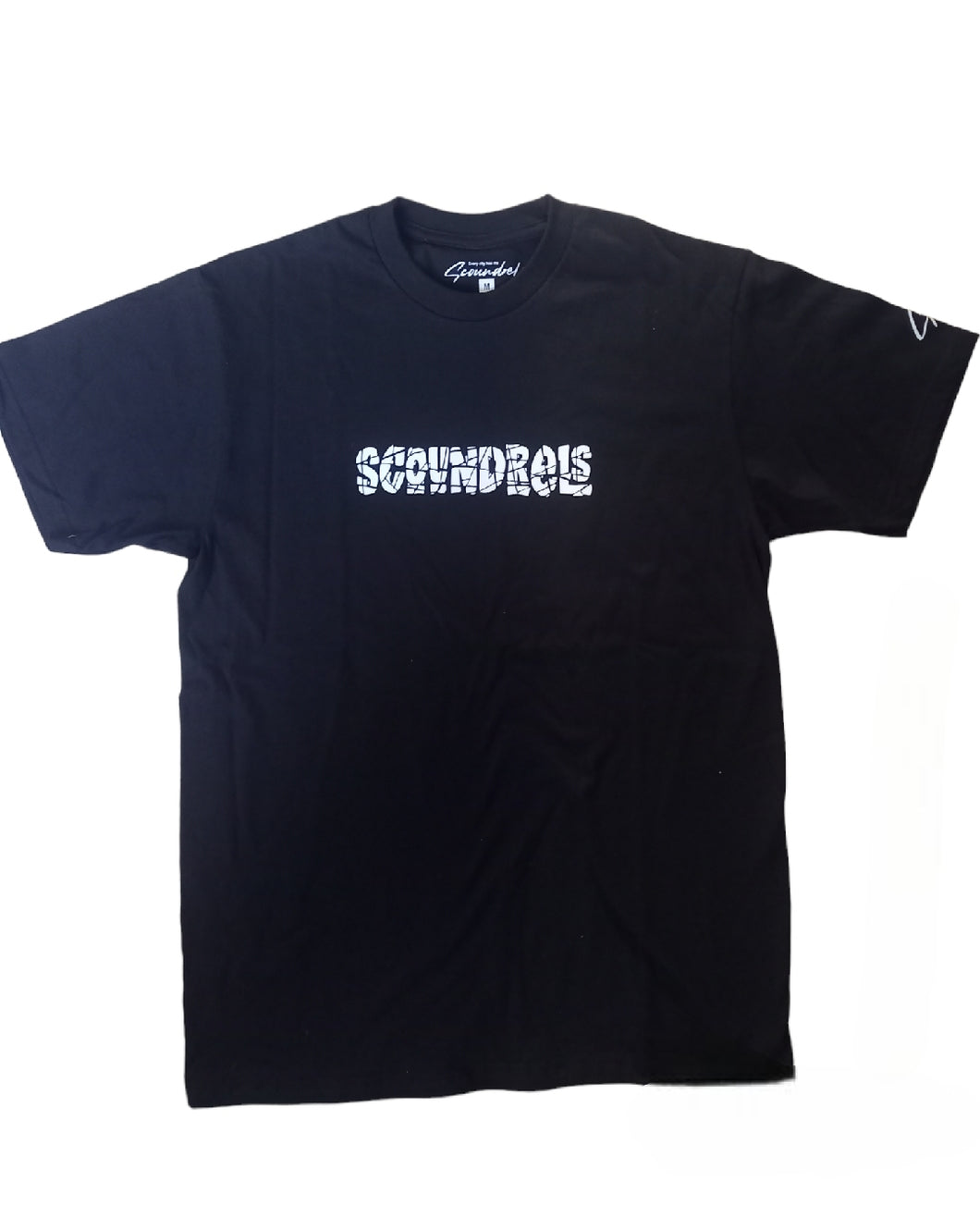 Scoundrels 'Cracked' T-shirt Black