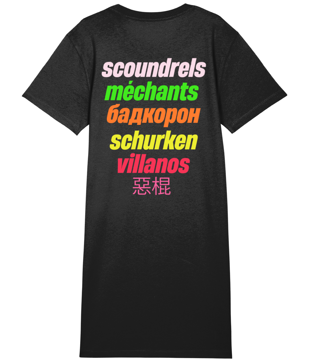 Scoundrels 'Language' Woman T-Dress